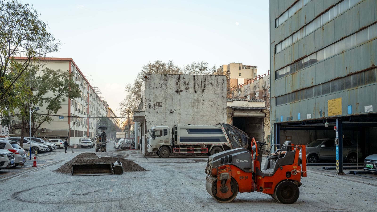 唐山城市建设工地